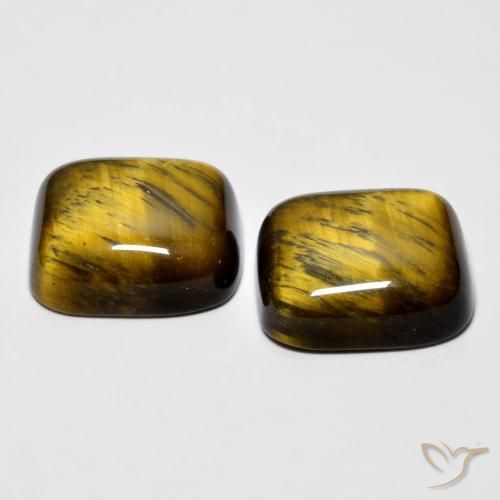 Shop natural 16.97ct Medium Dark-Brown タイガーズアイ gems, クッション, from タイ at GemSelect. In stock, global shipping!