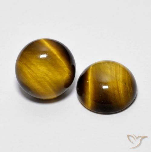 Shop natural 7.78ct ゴールドブラウン タイガーズアイ gems, ラウンド, from タイ at GemSelect. In stock, global shipping!
