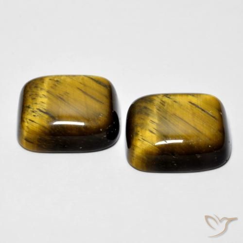 Shop natural 16.60ct ウォームブラウン タイガーズアイ gems, クッション, from タイ at GemSelect. In stock, global shipping!