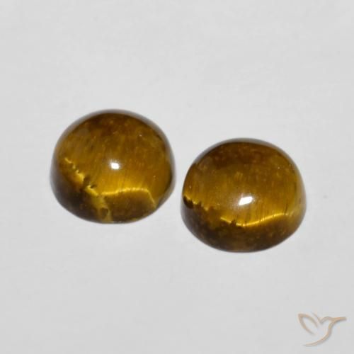Shop natural 3.89ct ゴールドブラウン タイガーズアイ gems, ラウンド, from タイ at GemSelect. In stock, global shipping!