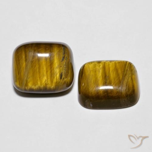 Shop natural 18.45ct ウォームブラウン タイガーズアイ gems, クッション, from タイ at GemSelect. In stock, global shipping!