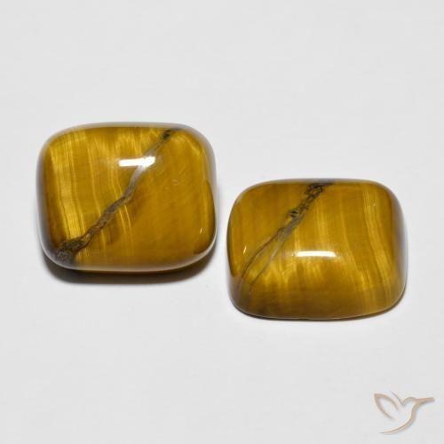 Shop natural 17.91ct ウォームブラウン タイガーズアイ gems, クッション, from タイ at GemSelect. In stock, global shipping!