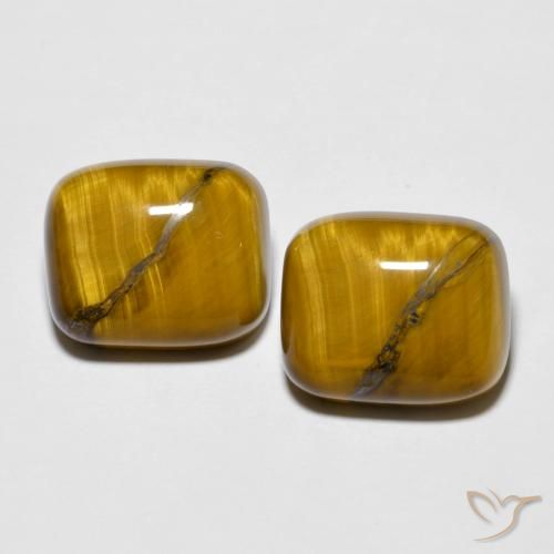 Shop natural 17.91ct ウォームブラウン タイガーズアイ gems, クッション, from タイ at GemSelect. In stock, global shipping!