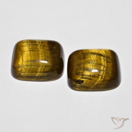 Shop natural 17.61ct ゴールドブラウン タイガーズアイ gems, クッション, from タイ at GemSelect. In stock, global shipping!