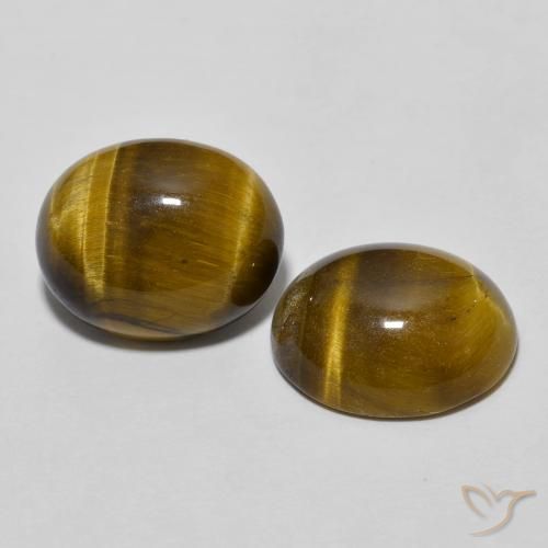 Shop natural 6.25ct ゴールドブラウン タイガーズアイ gems, 楕円形, from タイ at GemSelect. In stock, global shipping!