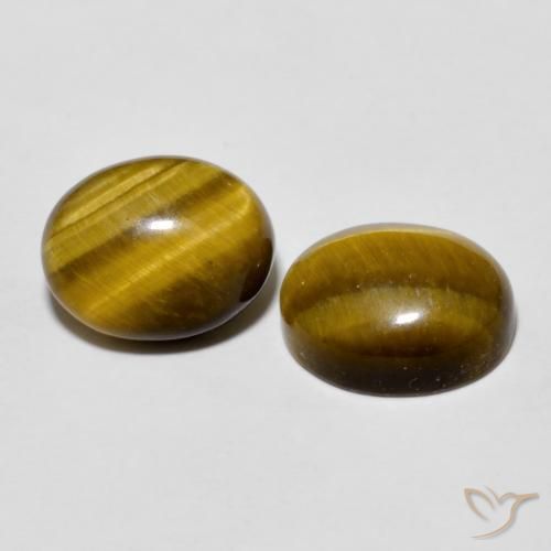 Shop natural 5.71ct 黄色がかったブラウン タイガーズアイ gems, 楕円形, from タイ at GemSelect. In stock, global shipping!