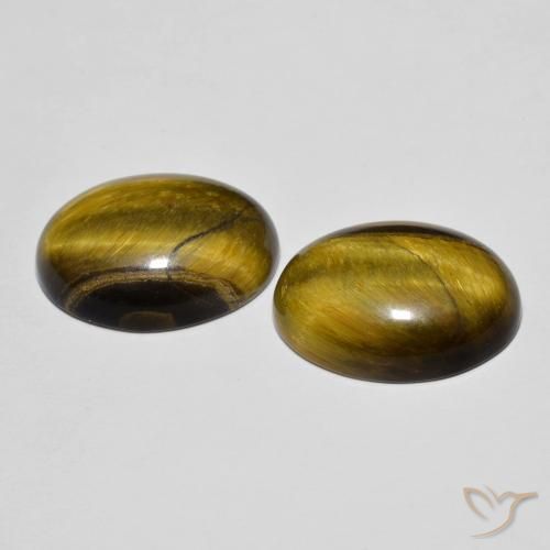 Shop natural 16.57ct ゴールドブラウン タイガーズアイ gems, 楕円形, from タイ at GemSelect. In stock, global shipping!