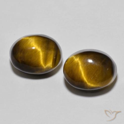 Shop natural 10.69ct ゴールドブラウン タイガーズアイ gems, 楕円形, from タイ at GemSelect. In stock, global shipping!