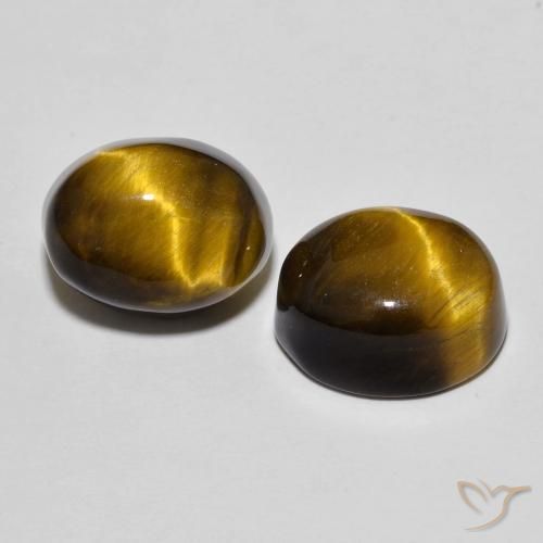 Shop natural 10.69ct ゴールドブラウン タイガーズアイ gems, 楕円形, from タイ at GemSelect. In stock, global shipping!