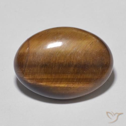 10.52ct 天然 ジンジャーブレッドブラウン タイガーズアイ, 楕円形, オペーク