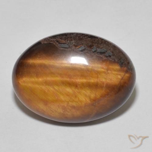 11.24ct 天然 ジンジャーブレッドブラウン タイガーズアイ, 楕円形, オペーク