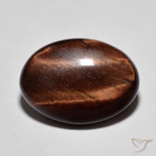 9.94ct 天然 ジンジャーブレッドブラウン タイガーズアイ, 楕円形, オペーク