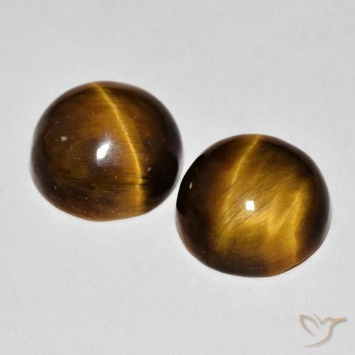 Shop natural 8.56ct ミディアムブラウン タイガーズアイ gems, ラウンド, from タイ at GemSelect. In stock, global shipping!