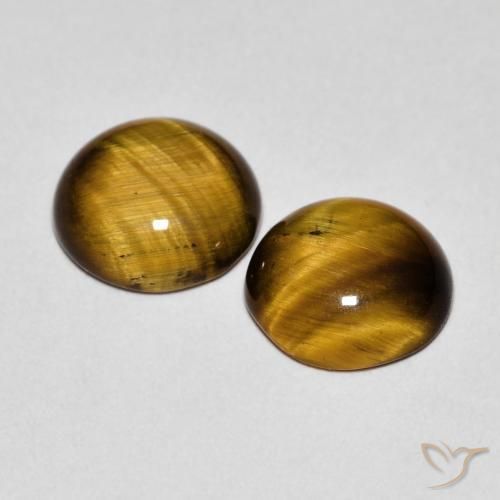 Shop natural 2.82ct ミディアムブラウン タイガーズアイ gems, ラウンド, from タイ at GemSelect. In stock, global shipping!