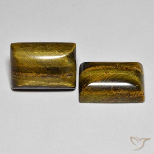Shop natural 16.48ct Medium Light-Brown タイガーズアイ gems, バゲット, from タイ at GemSelect. In stock, global shipping!