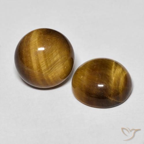 Shop natural 7.57ct ミディアムブラウン タイガーズアイ gems, ラウンド, from タイ at GemSelect. In stock, global shipping!