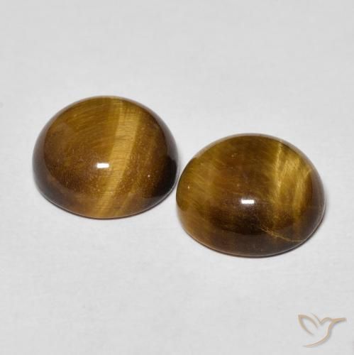 Shop natural 7.57ct ミディアムブラウン タイガーズアイ gems, ラウンド, from タイ at GemSelect. In stock, global shipping!