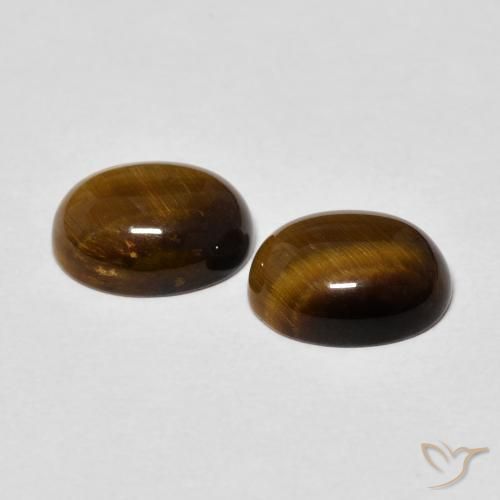 Shop natural 3.60ct ゴールドブラウン タイガーズアイ gems, 楕円形, from タイ at GemSelect. In stock, global shipping!