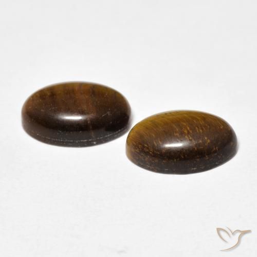 Shop natural 7.36ct Medium Dark-Brown タイガーズアイ gems, 楕円形, from タイ at GemSelect. In stock, global shipping!