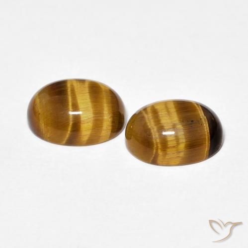 Shop natural 4.00ct ミディアムブラウン タイガーズアイ gems, 楕円形, from タイ at GemSelect. In stock, global shipping!