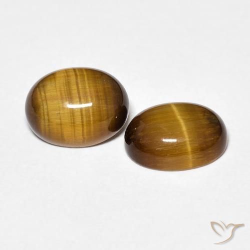Shop natural 3.42ct 黄色がかったブラウン タイガーズアイ gems, 楕円形, from タイ at GemSelect. In stock, global shipping!
