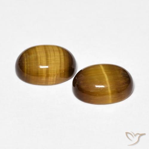Shop natural 3.42ct 黄色がかったブラウン タイガーズアイ gems, 楕円形, from タイ at GemSelect. In stock, global shipping!