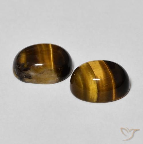 Shop natural 4.10ct ウォームブラウン タイガーズアイ gems, 楕円形, from タイ at GemSelect. In stock, global shipping!