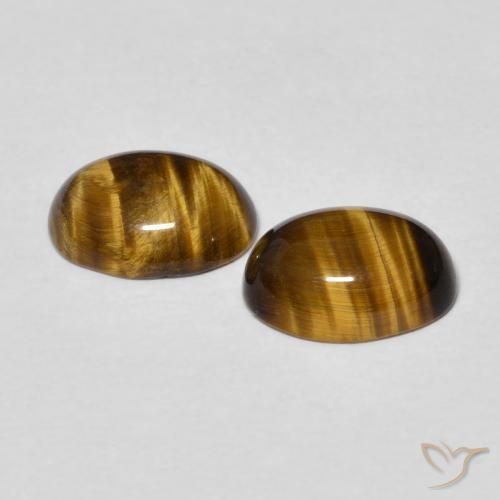 Shop natural 2.30ct ゴールドブラウン タイガーズアイ gems, 楕円形, from タイ at GemSelect. In stock, global shipping!