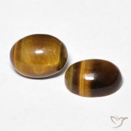 Shop natural 2.64ct ゴールドブラウン タイガーズアイ gems, 楕円形, from タイ at GemSelect. In stock, global shipping!