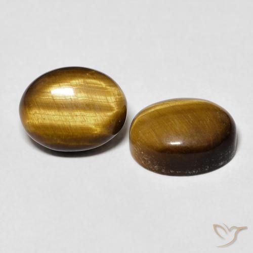 Shop natural 6.38ct ゴールドブラウン タイガーズアイ gems, 楕円形, from タイ at GemSelect. In stock, global shipping!