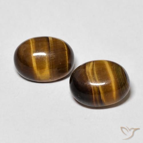 Shop natural 2.64ct ゴールドブラウン タイガーズアイ gems