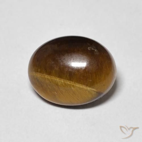 2.83ct 天然 ジンジャーブレッドブラウン タイガーズアイ, 楕円形, オペーク