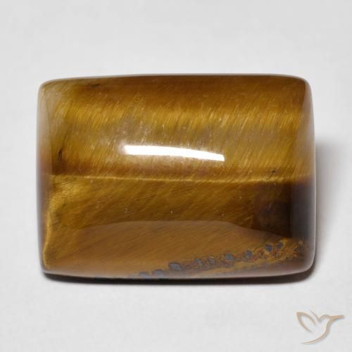 13.72ct 天然 Medium Light-Brown タイガーズアイ, バゲット, オペーク