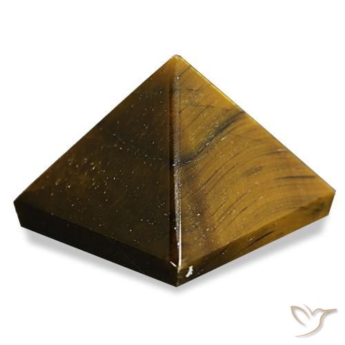 72.39カラットの天然黄色がかったブラウンタイガーズアイ、四角形、オペーク