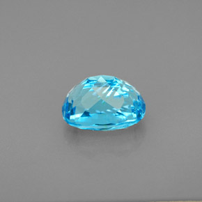 2.24カラットの天然スイスブルートパーズ（8.2×6.1 mm・オーバルカット）
