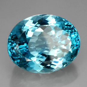164.50カラットの天然スイスブルートパーズ（34.5×27.6 mm・オーバルカット）
