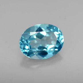 1.81カラットの天然ロンドンブルートパーズ（8.5×6.6 mm・オーバルカット）