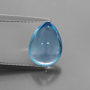 3.29カラットの天然スイスブルートパーズ（10.7×8 mm・洋梨の形）