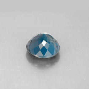2.53カラットの天然ロンドンブルートパーズ（8.12 mm・ラウンドカット）
