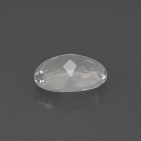 1.44カラットの天然ホワイトトパーズ（8×6.1 mm・オーバルカット）
