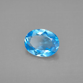 1.91カラットの天然スイスブルートパーズ（9.1×7.2 mm・オーバルカット）