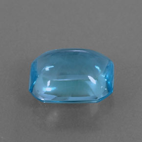 3.33カラットの天然スイスブルートパーズ（9.5×7.6 mm・エメラルドカット）