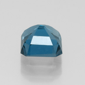 1.44カラットの天然ロンドンブルートパーズ（6.2×6.1 mm・エメラルドカット）