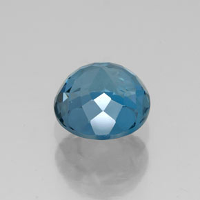 2.78カラットの天然ロンドンブルートパーズ（8.05 mm・ラウンドカット）