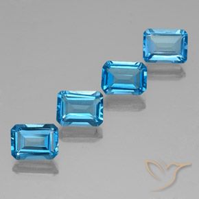 自然派の商品を探す 8.08ct スイスブルー トパーズ 宝石, エメラルドカット, ブラジル からGemSelectで. 在庫あり、世界各国へ発送!