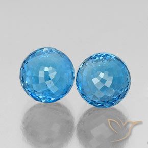 Shop natural 13.04ct スイスブルー トパーズ gems, スフェア / ボール, from ブラジル at GemSelect. In stock, global shipping!