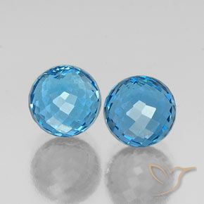 Shop natural 11.94ct スイスブルー トパーズ gems, スフェア / ボール, from ブラジル at GemSelect. In stock, global shipping!