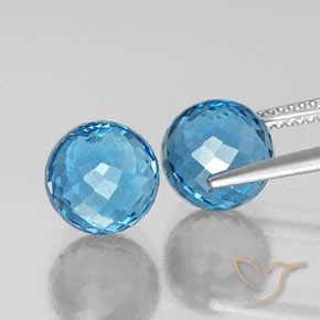 Shop natural 11.94ct スイスブルー トパーズ gems, スフェア / ボール, from ブラジル at GemSelect. In stock, global shipping!