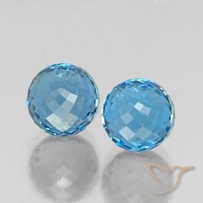 Shop natural 12.15ct スイスブルー トパーズ gems, スフェア / ボール, from ブラジル at GemSelect. In stock, global shipping!