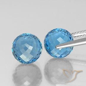Shop natural 12.15ct スイスブルー トパーズ gems, スフェア / ボール, from ブラジル at GemSelect. In stock, global shipping!